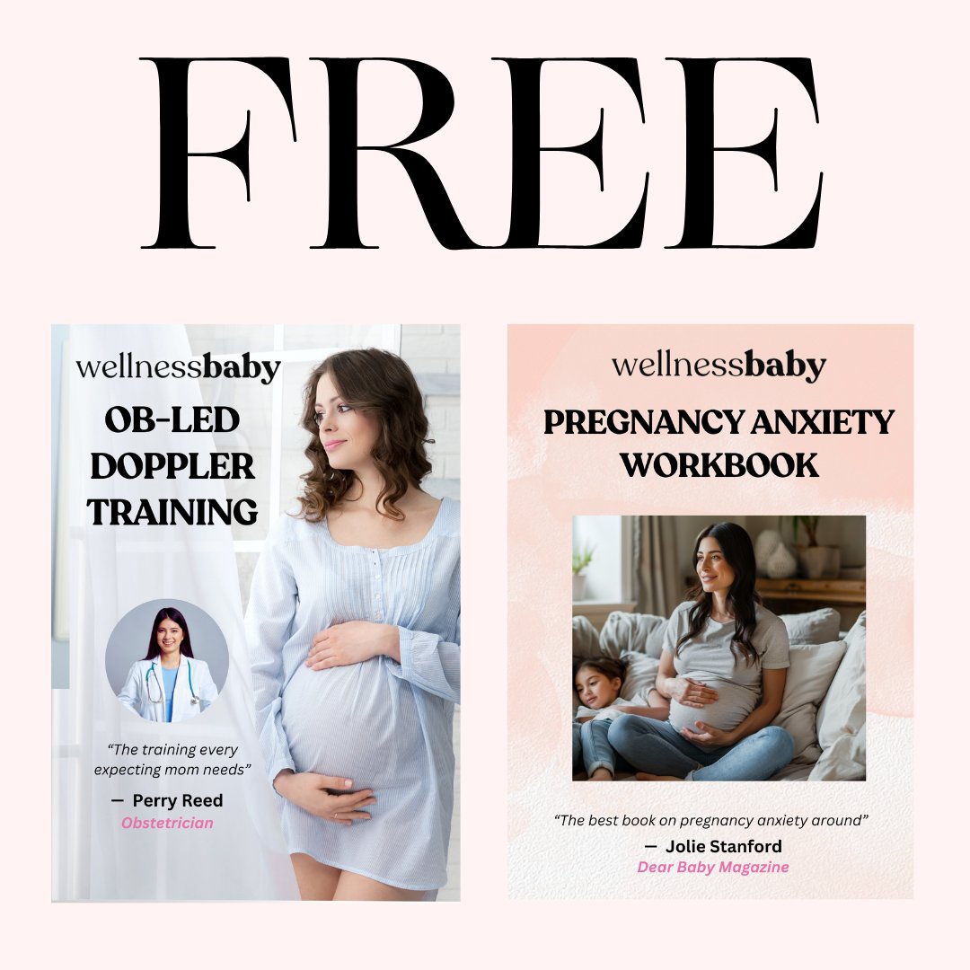 FREE OB Doppler Guide + Pregnancy Anxiety Workbook - WellnessBaby